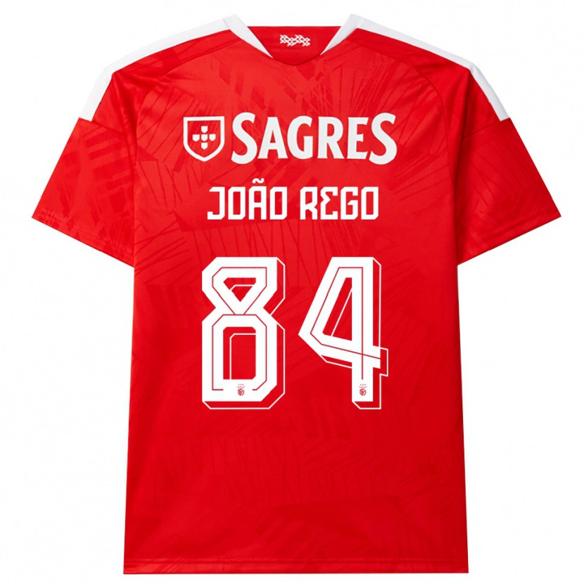 Danxen Kinder João Rego #84 Rot Weiß Gelb Heimtrikot Trikot 2026/27 T-Shirt Österreich