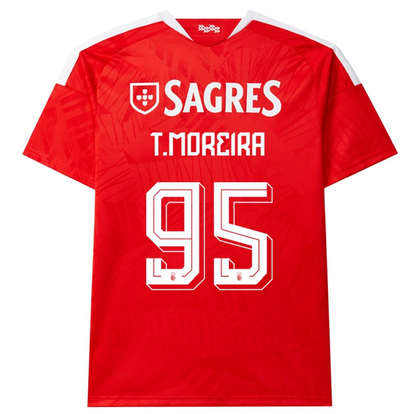 Danxen Kinder Tomás Cruz #95 Rot Weiß Gelb Heimtrikot Trikot 2026/27 T-Shirt Österreich