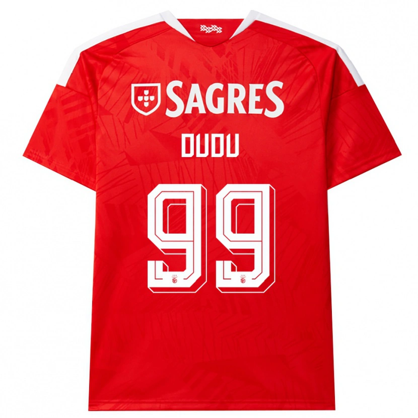 Danxen Kinder Dudu #99 Rot Weiß Gelb Heimtrikot Trikot 2026/27 T-Shirt Österreich