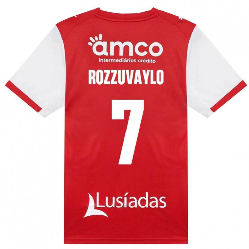 Danxen Kinder Dani Rozzuvaylo #7 Weiß Rot Schwarz Heimtrikot Trikot 2026/27 T-Shirt Österreich