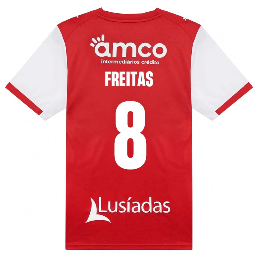 Danxen Kinder Mylena Freitas #8 Weiß Rot Schwarz Heimtrikot Trikot 2026/27 T-Shirt Österreich
