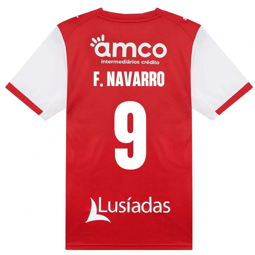 Danxen Kinder Fran Navarro #9 Weiß Rot Schwarz Heimtrikot Trikot 2026/27 T-Shirt Österreich