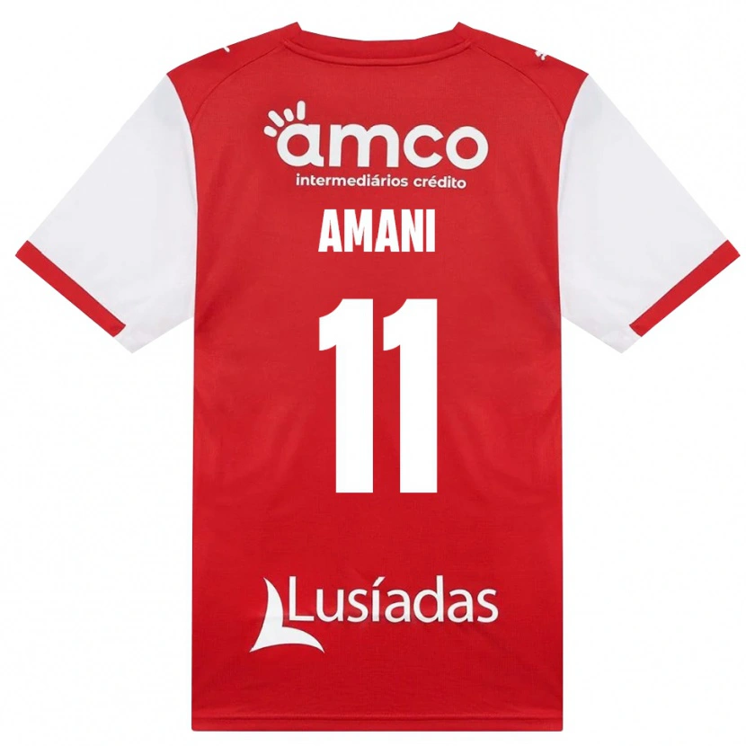 Danxen Kinder Jolina Amani #11 Weiß Rot Schwarz Heimtrikot Trikot 2026/27 T-Shirt Österreich