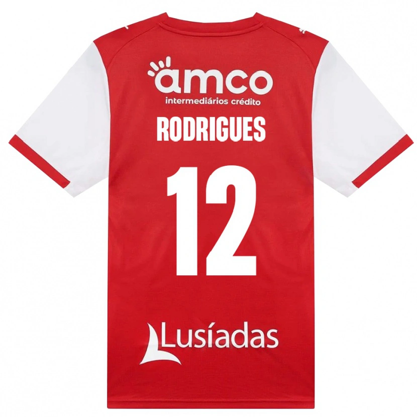 Danxen Kinder David Rodrigues #12 Weiß Rot Schwarz Heimtrikot Trikot 2026/27 T-Shirt Österreich
