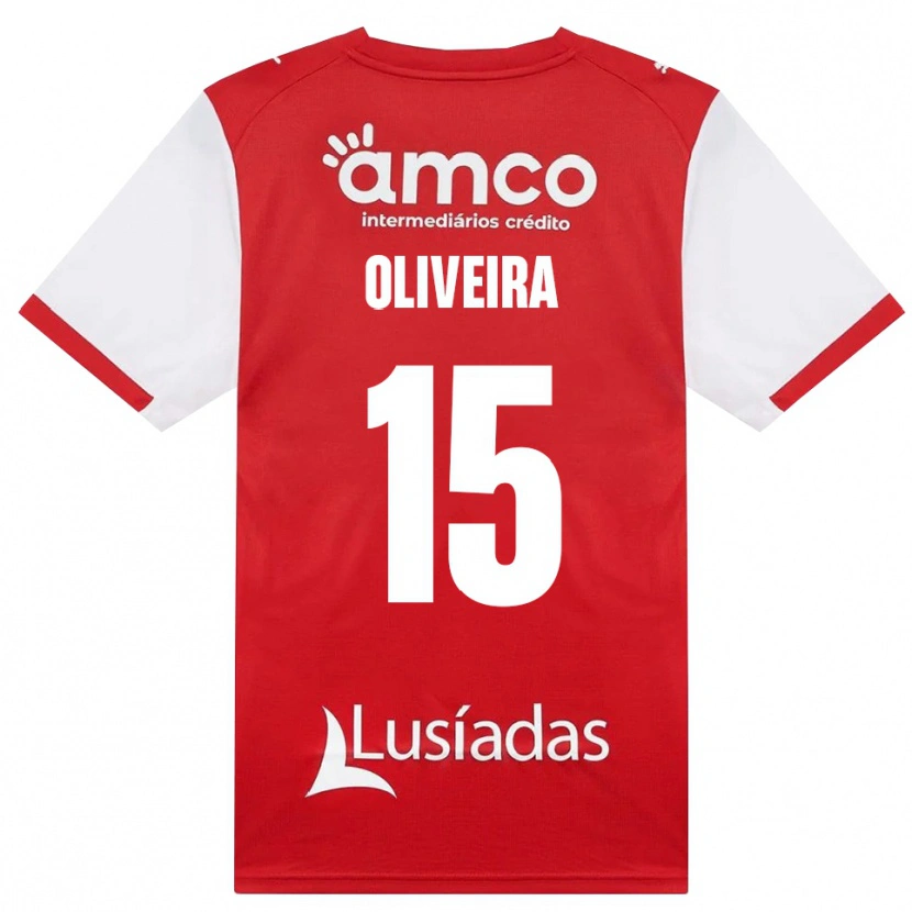 Danxen Kinder Paulo Oliveira #15 Weiß Rot Schwarz Heimtrikot Trikot 2026/27 T-Shirt Österreich