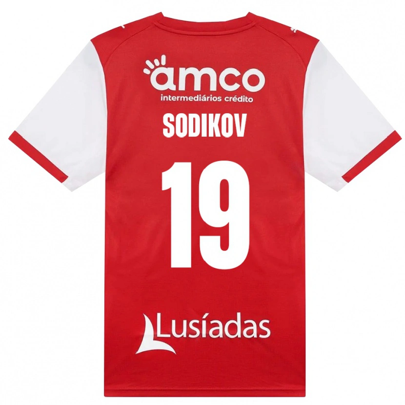 Danxen Kinder Sayfiddin Sodikov #19 Weiß Rot Schwarz Heimtrikot Trikot 2026/27 T-Shirt Österreich