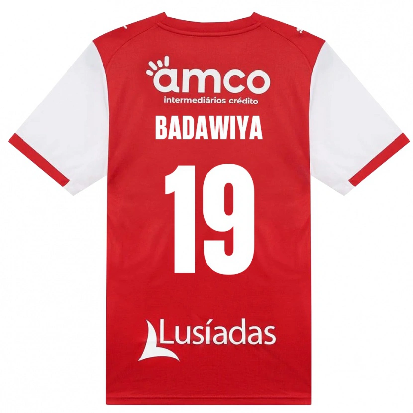 Danxen Kinder Rola Badawiya #19 Weiß Rot Schwarz Heimtrikot Trikot 2026/27 T-Shirt Österreich
