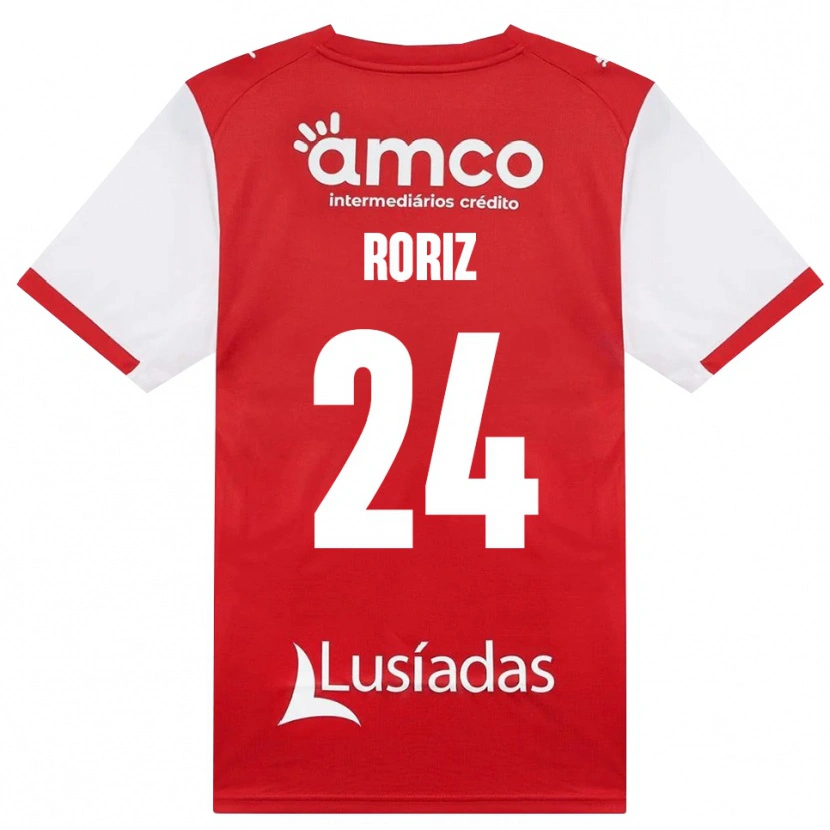Danxen Kinder Martim Roriz #24 Weiß Rot Schwarz Heimtrikot Trikot 2026/27 T-Shirt Österreich