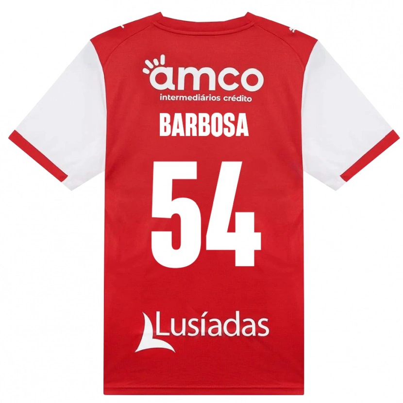 Danxen Kinder Gui Barbosa #54 Weiß Rot Schwarz Heimtrikot Trikot 2026/27 T-Shirt Österreich