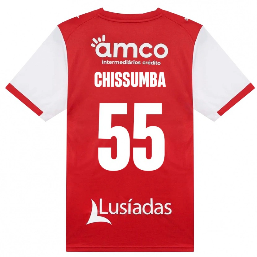 Danxen Kinder Chissumba #55 Weiß Rot Schwarz Heimtrikot Trikot 2026/27 T-Shirt Österreich