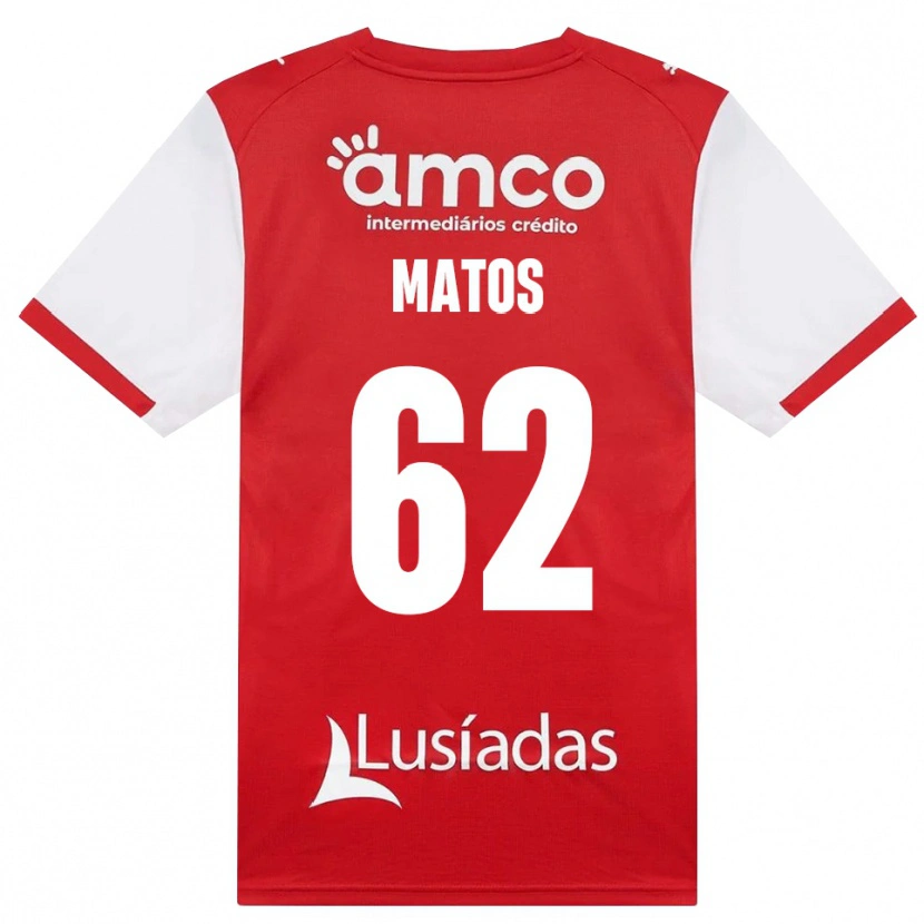 Danxen Kinder Nuno Matos #62 Weiß Rot Schwarz Heimtrikot Trikot 2026/27 T-Shirt Österreich