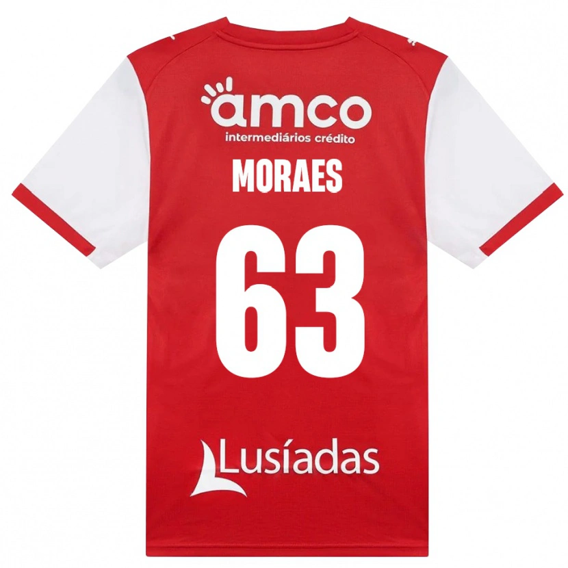 Danxen Kinder Guilherme Moraes #63 Weiß Rot Schwarz Heimtrikot Trikot 2026/27 T-Shirt Österreich