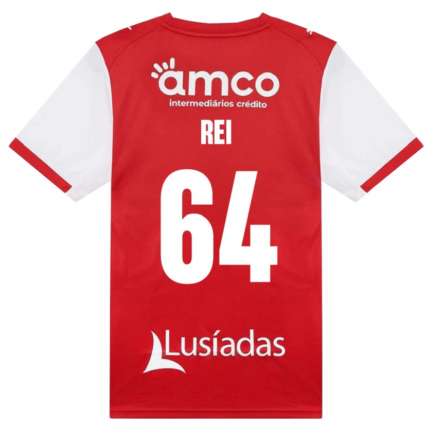 Danxen Kinder Ricardo Rei #64 Weiß Rot Schwarz Heimtrikot Trikot 2026/27 T-Shirt Österreich
