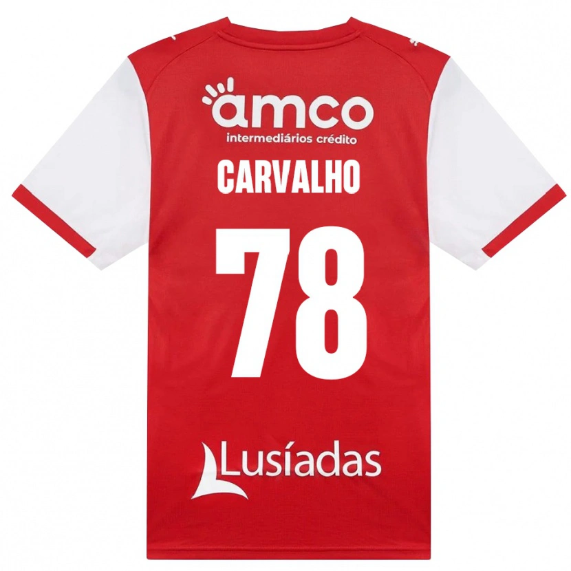 Danxen Kinder João Carvalho #78 Weiß Rot Schwarz Heimtrikot Trikot 2026/27 T-Shirt Österreich