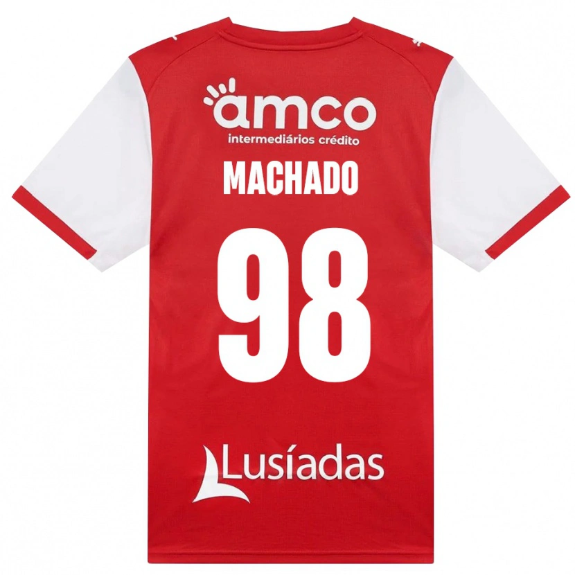Danxen Kinder Gonçalo Machado #98 Weiß Rot Schwarz Heimtrikot Trikot 2026/27 T-Shirt Österreich