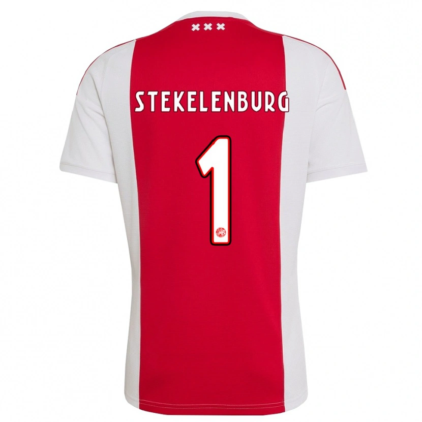 Danxen Kinder Maarten Stekelenburg #1 Rot Weiß Gelb Heimtrikot Trikot 2026/27 T-Shirt Österreich