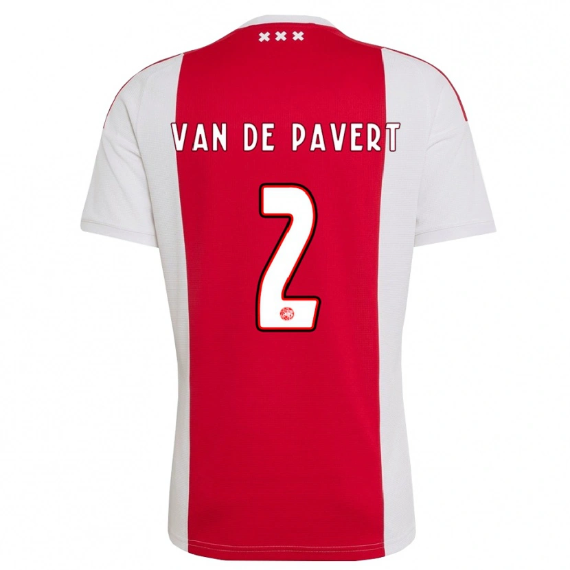 Danxen Kinder Ryan Van De Pavert #2 Rot Weiß Gelb Heimtrikot Trikot 2026/27 T-Shirt Österreich