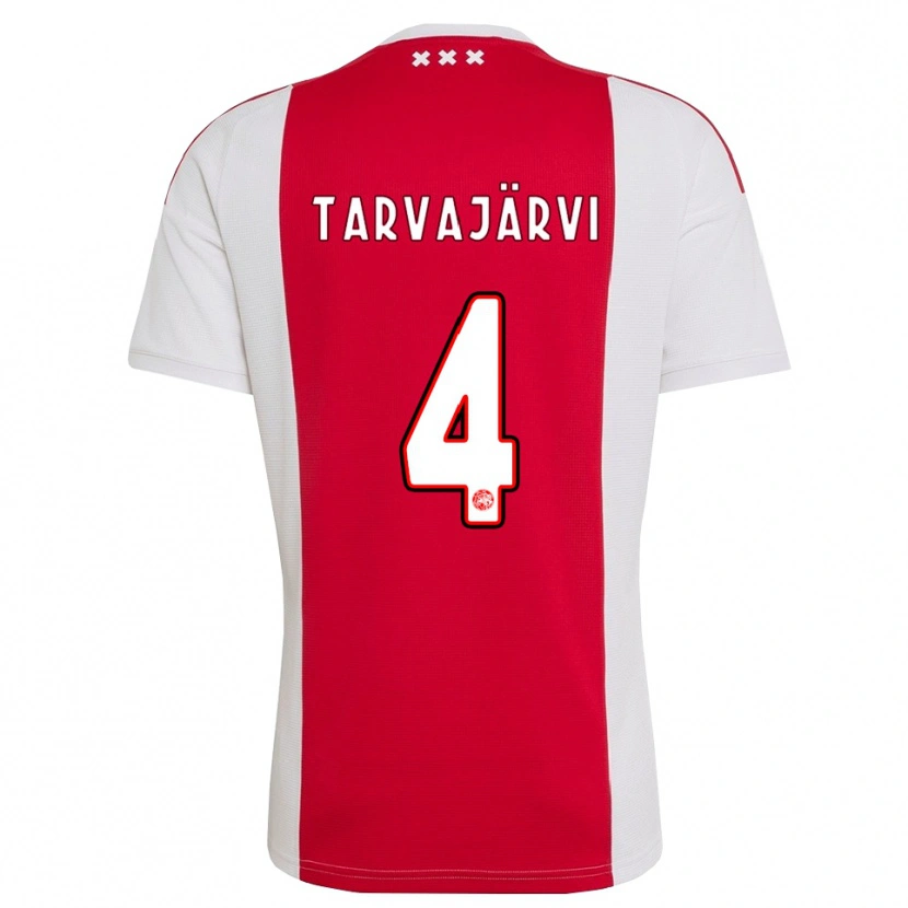 Danxen Kinder Niilo Tarvajärvi #4 Rot Weiß Gelb Heimtrikot Trikot 2026/27 T-Shirt Österreich