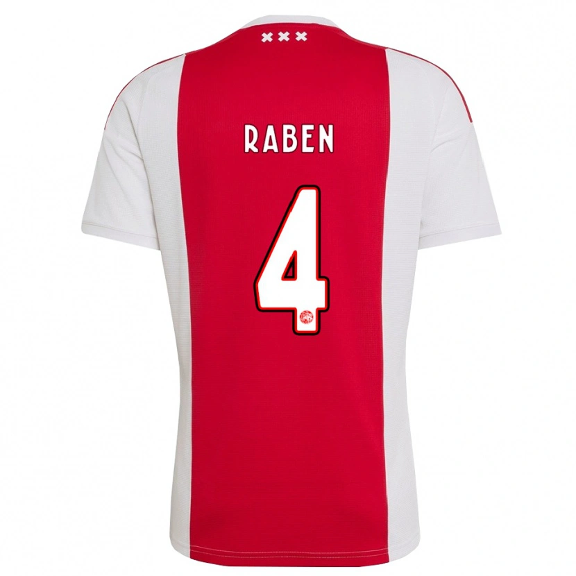 Danxen Kinder Niall Raben #4 Rot Weiß Gelb Heimtrikot Trikot 2026/27 T-Shirt Österreich