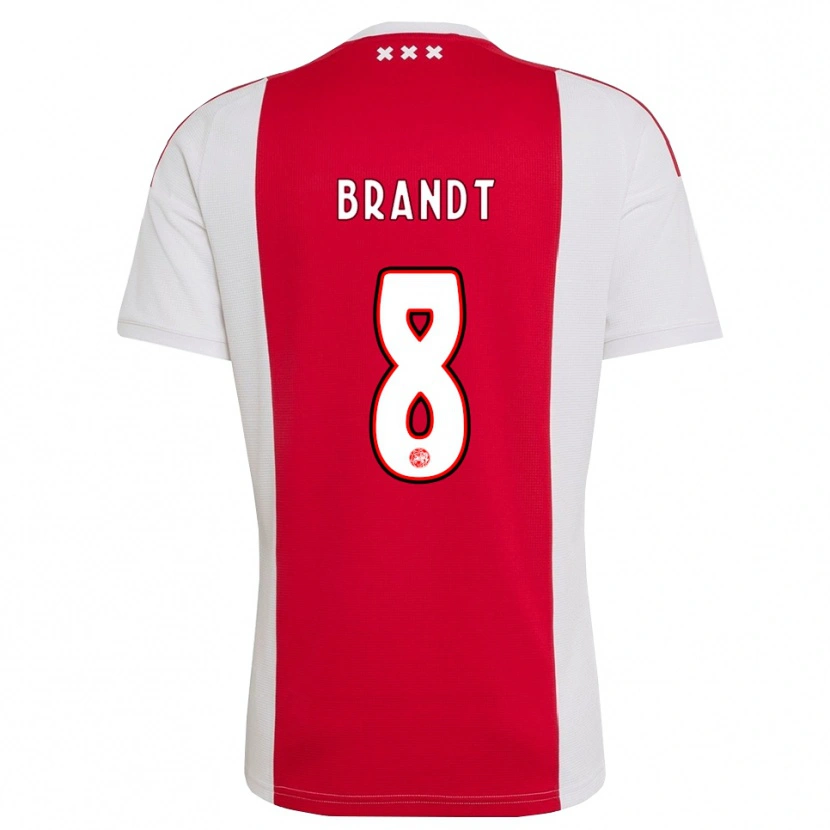 Danxen Kinder Julian Brandt #8 Rot Weiß Gelb Heimtrikot Trikot 2026/27 T-Shirt Österreich