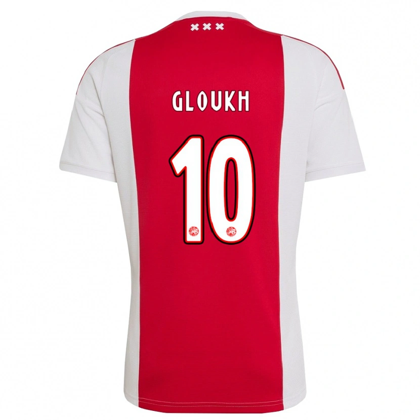 Danxen Kinder Oscar Gloukh #10 Rot Weiß Gelb Heimtrikot Trikot 2026/27 T-Shirt Österreich