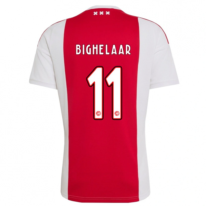 Danxen Kinder Marjolijn Van Den Bighelaar #11 Rot Weiß Gelb Heimtrikot Trikot 2026/27 T-Shirt Österreich