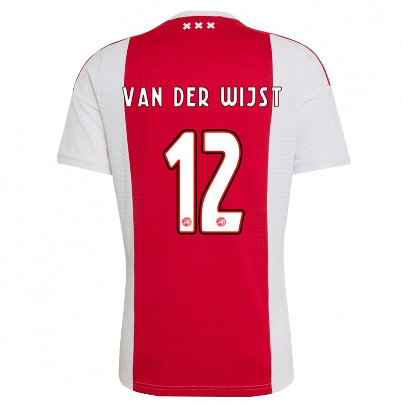 Danxen Kinder Giovanni Van Der Wijst #12 Rot Weiß Gelb Heimtrikot Trikot 2026/27 T-Shirt Österreich