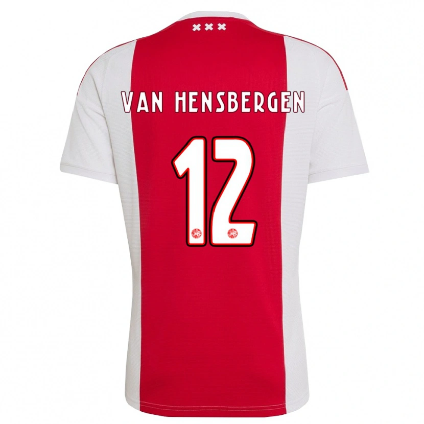 Danxen Kinder Jade Van Hensbergen #12 Rot Weiß Gelb Heimtrikot Trikot 2026/27 T-Shirt Österreich