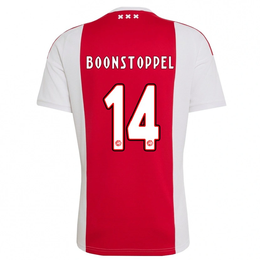 Danxen Kinder Jesse Boonstoppel #14 Rot Weiß Gelb Heimtrikot Trikot 2026/27 T-Shirt Österreich