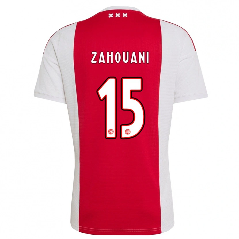 Danxen Kinder Fouad Zahouani #15 Rot Weiß Gelb Heimtrikot Trikot 2026/27 T-Shirt Österreich