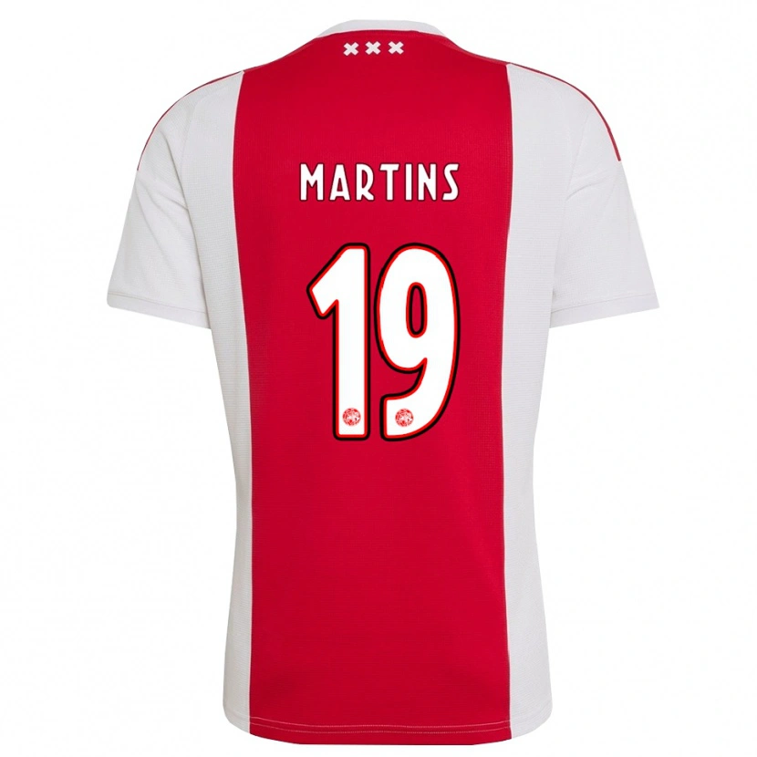 Danxen Kinder Lulinho Martins #19 Rot Weiß Gelb Heimtrikot Trikot 2026/27 T-Shirt Österreich