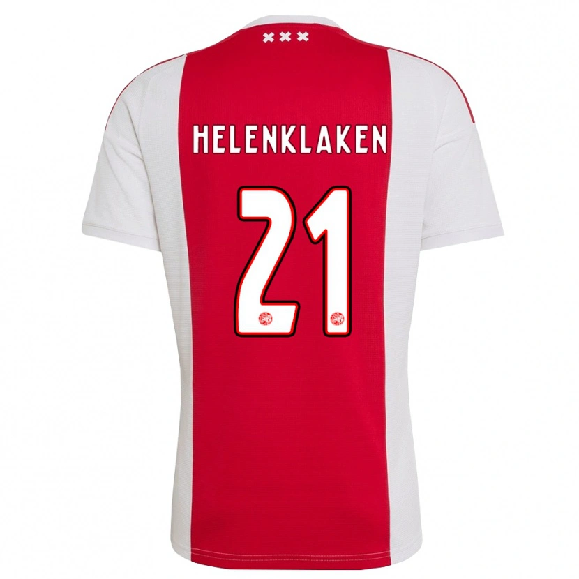 Danxen Kinder Sjors Helenklaken #21 Rot Weiß Gelb Heimtrikot Trikot 2026/27 T-Shirt Österreich