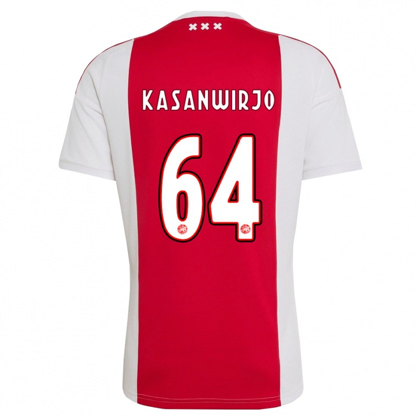 Danxen Kinder Kennynho Kasanwirjo #64 Rot Weiß Gelb Heimtrikot Trikot 2026/27 T-Shirt Österreich