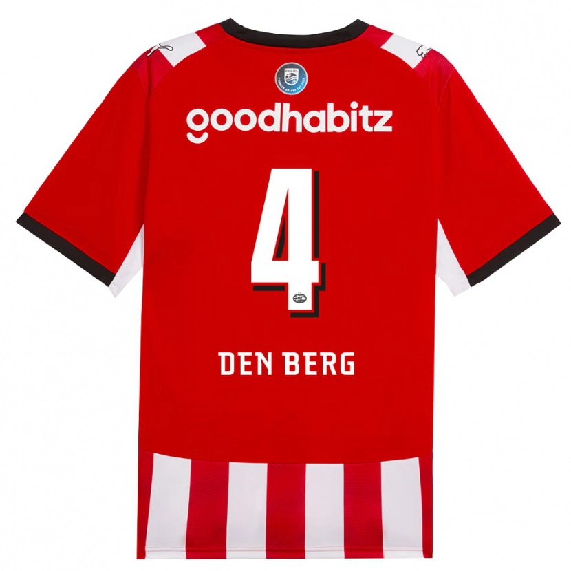 Danxen Kinder Mandy Van Den Berg #4 Rot Weiß Schwarz Heimtrikot Trikot 2026/27 T-Shirt Österreich