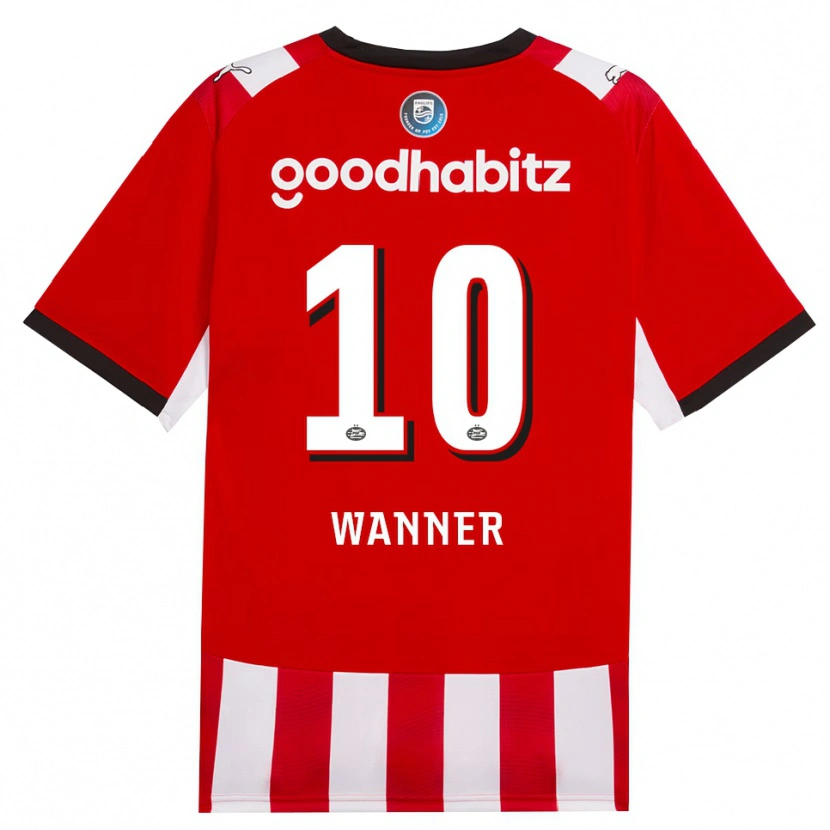 Danxen Kinder Paul Wanner #10 Rot Weiß Schwarz Heimtrikot Trikot 2026/27 T-Shirt Österreich