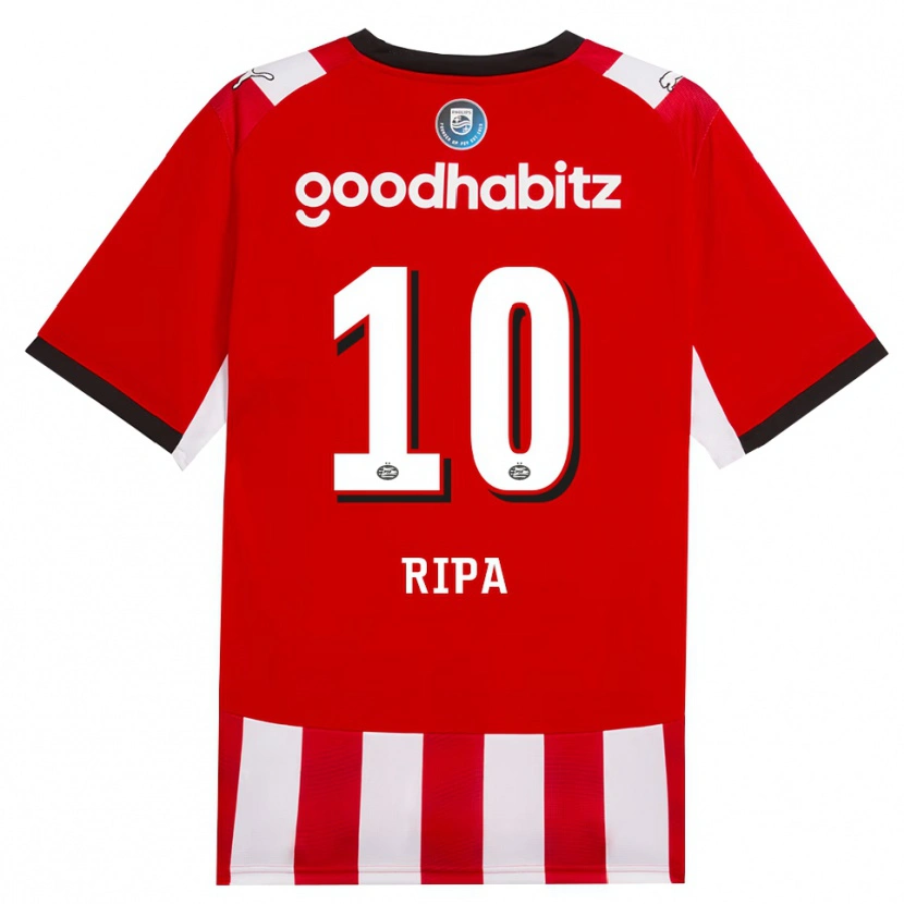 Danxen Kinder Chimera Ripa #10 Rot Weiß Schwarz Heimtrikot Trikot 2026/27 T-Shirt Österreich