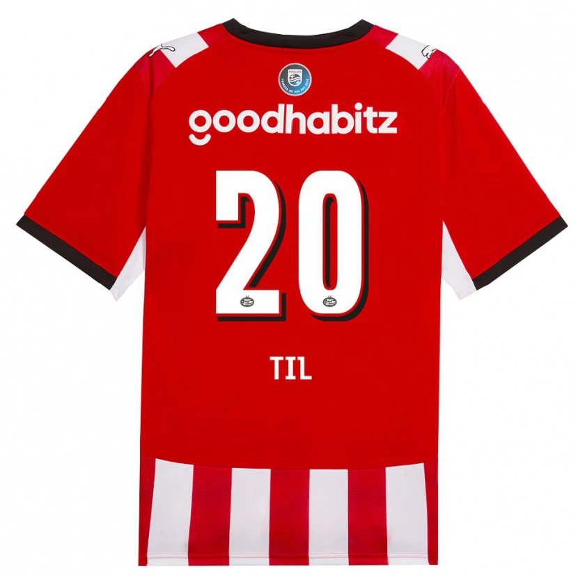 Danxen Kinder Guus Til #20 Rot Weiß Schwarz Heimtrikot Trikot 2026/27 T-Shirt Österreich