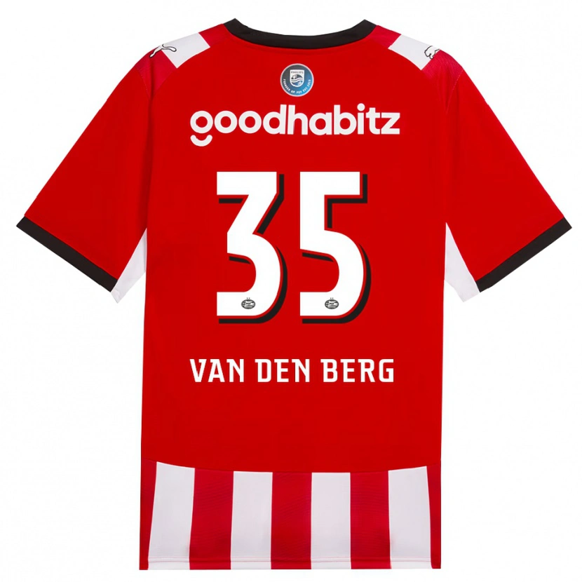 Danxen Kinder Joël Van Den Berg #35 Rot Weiß Schwarz Heimtrikot Trikot 2026/27 T-Shirt Österreich
