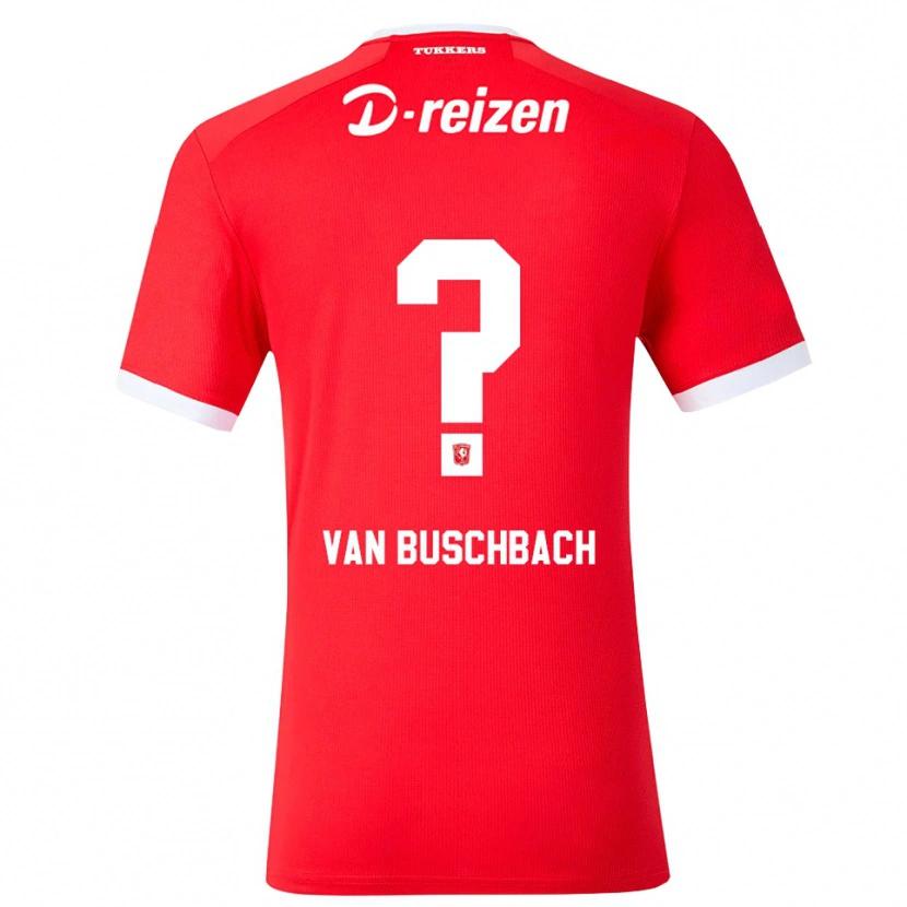 Danxen Kinder Myles Van Buschbach #0 Rot Weiß Heimtrikot Trikot 2026/27 T-Shirt Österreich