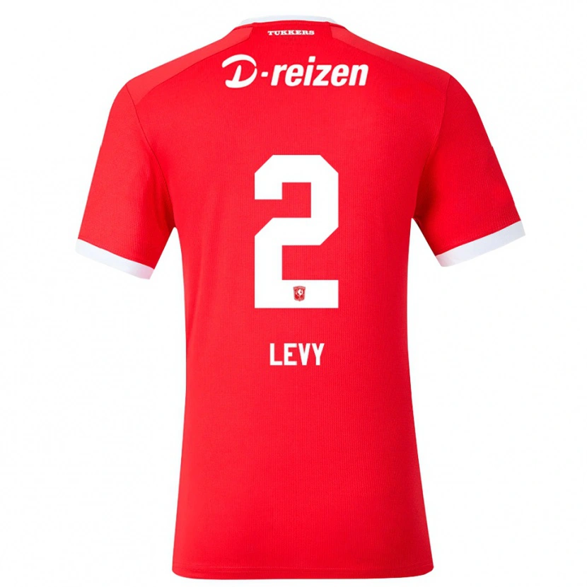 Danxen Kinder Ofek Levy #2 Rot Weiß Heimtrikot Trikot 2026/27 T-Shirt Österreich