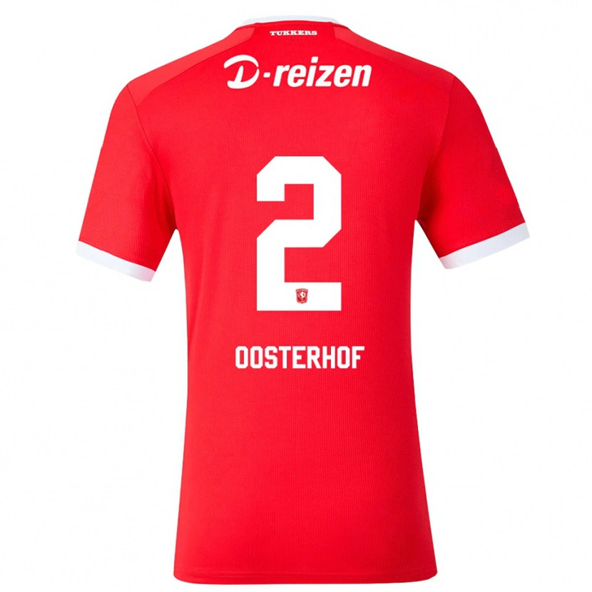 Danxen Kinder Koen Oosterhof #2 Rot Weiß Heimtrikot Trikot 2026/27 T-Shirt Österreich