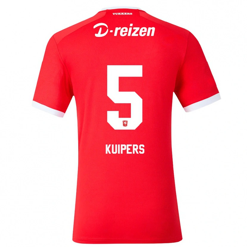 Danxen Kinder Bas Kuipers #5 Rot Weiß Heimtrikot Trikot 2026/27 T-Shirt Österreich