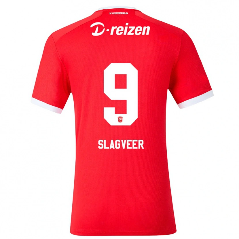 Danxen Kinder Derrick Slagveer #9 Rot Weiß Heimtrikot Trikot 2026/27 T-Shirt Österreich