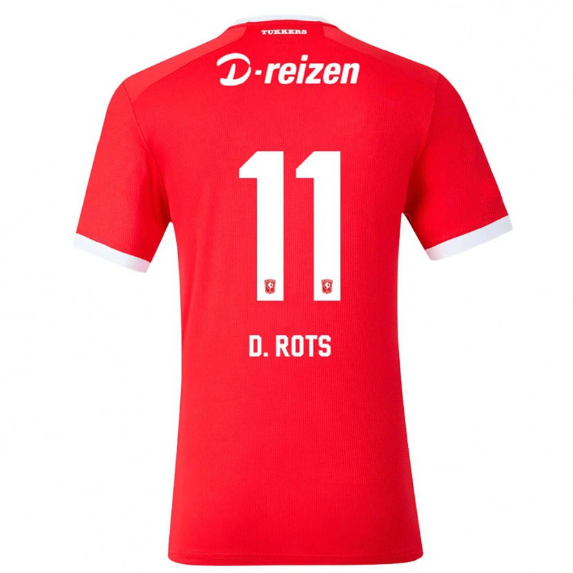 Danxen Kinder Daan Rots #11 Rot Weiß Heimtrikot Trikot 2026/27 T-Shirt Österreich