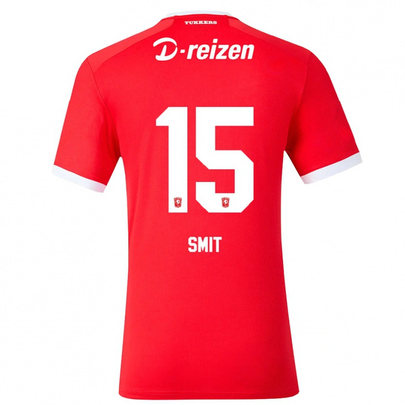 Danxen Kinder Mauro Smit #15 Rot Weiß Heimtrikot Trikot 2026/27 T-Shirt Österreich