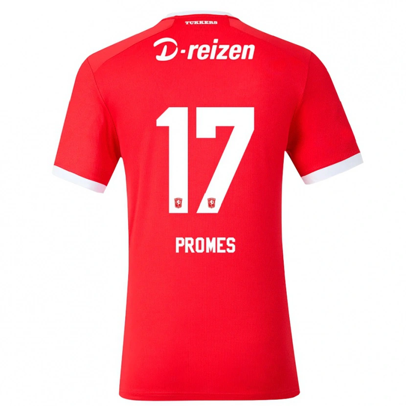 Danxen Kinder Rodrigo Promes #17 Rot Weiß Heimtrikot Trikot 2026/27 T-Shirt Österreich