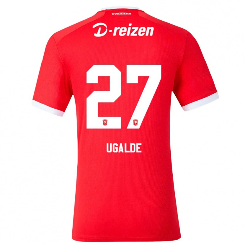 Danxen Kinder Manfred Ugalde #27 Rot Weiß Heimtrikot Trikot 2026/27 T-Shirt Österreich