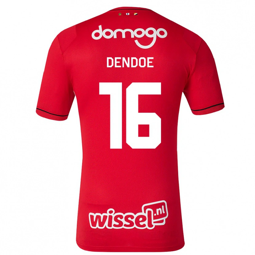 Danxen Kinder Tyrell Dendoe #16 Rot Weiß Schwarz Heimtrikot Trikot 2026/27 T-Shirt Österreich