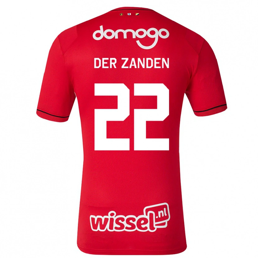 Danxen Kinder Iise Van Der Zanden #22 Rot Weiß Schwarz Heimtrikot Trikot 2026/27 T-Shirt Österreich