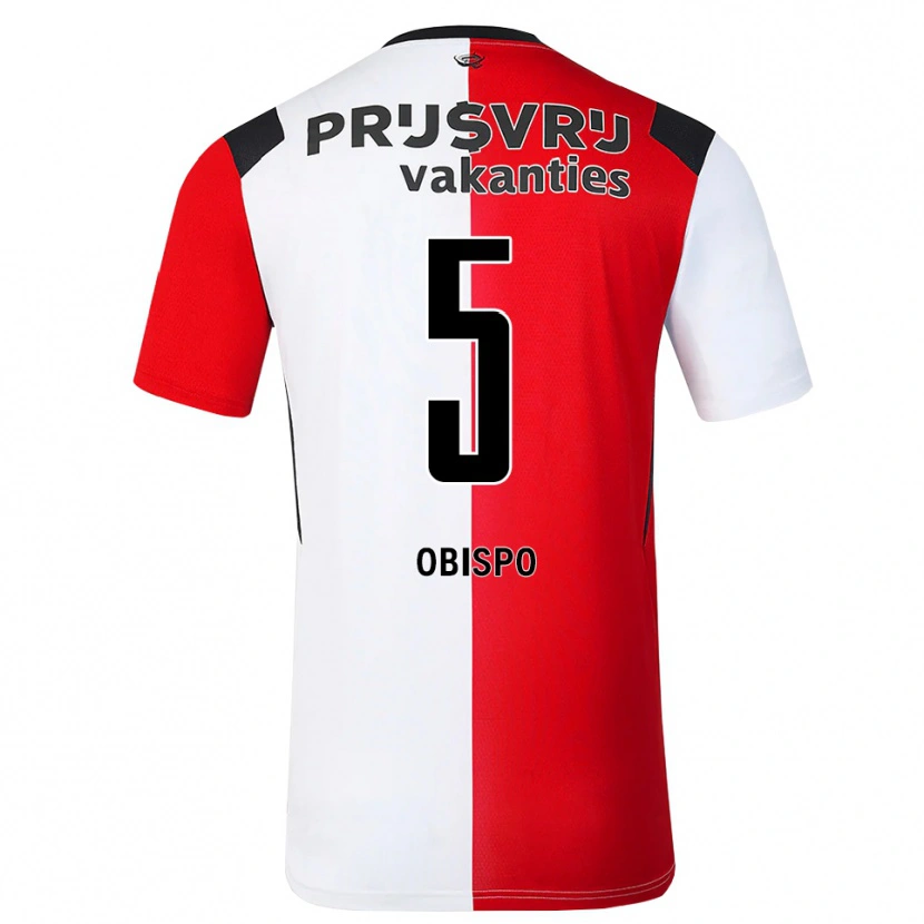 Danxen Kinder Celainy Obispo #5 Rot Weiß Schwarz Heimtrikot Trikot 2026/27 T-Shirt Österreich